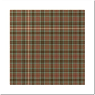 Clan Fraser Hunting Weathered Tartan Posters and Art